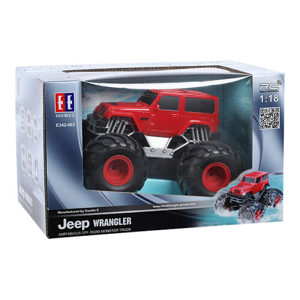 Kauko-ohjattava auto Double Eagle (punainen) Jeep (amphibious) E342-003