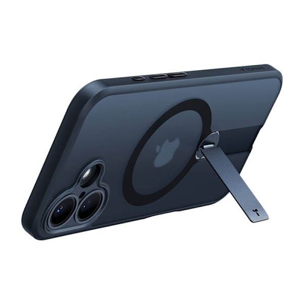 Torras Pstand Spin Case til iPhone 16 Plus (sort)