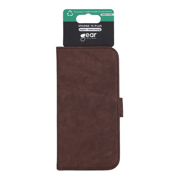 Mobilfodral 3 Kortfack Magseries Brun - iPhone 15 Plus