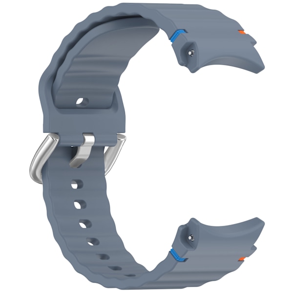 Samsung Watch 7 Wave -ranneke - Hopeasolki (haalistumaton)