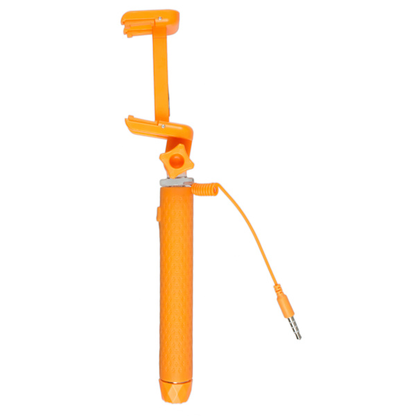 KITVISION Selfiestick Pocket Trådad Spegelfunktion Orange