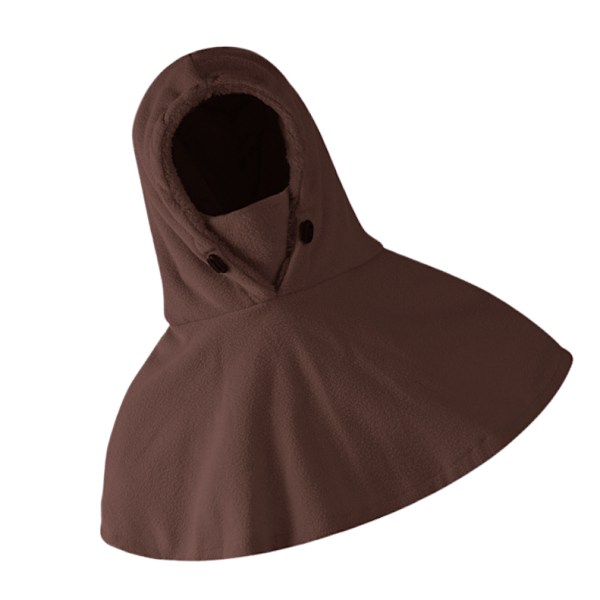 Varm Vintermössa Balaclava - Vindtät Ansiktsmask & Halsvärmare Brun