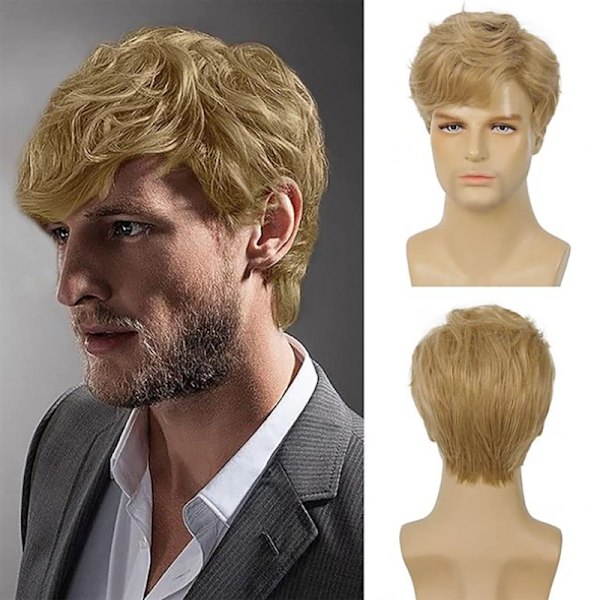 Herreparykker, alsidige stylingmuligheder model 2