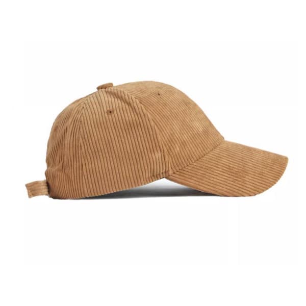Corduroy Baseball Cap til Voksne (56-60cm) Brown Brown