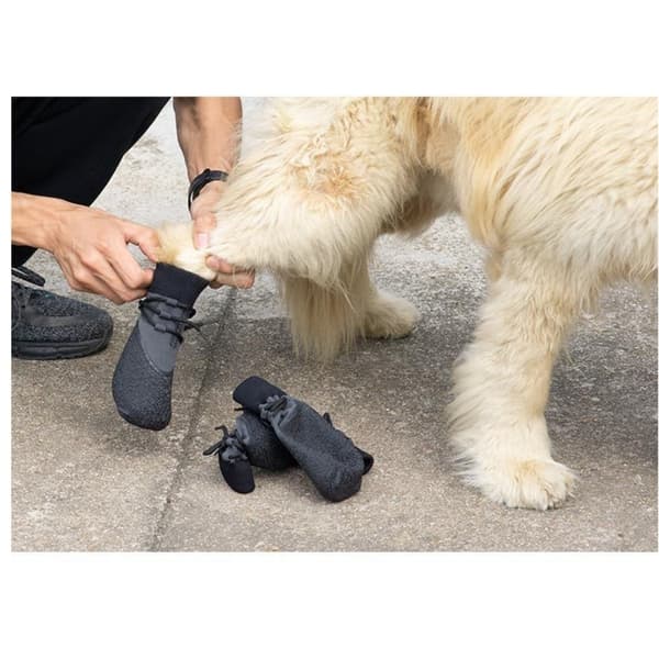 Vattentäta Halkfria Hundskor - 4-pack, Förbättrat Grepp & Skydd M M