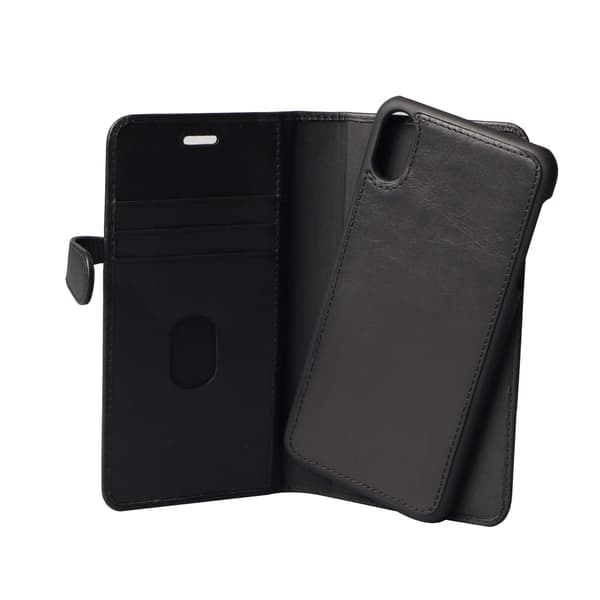 Wallet Læder iPhone XS Max Sort