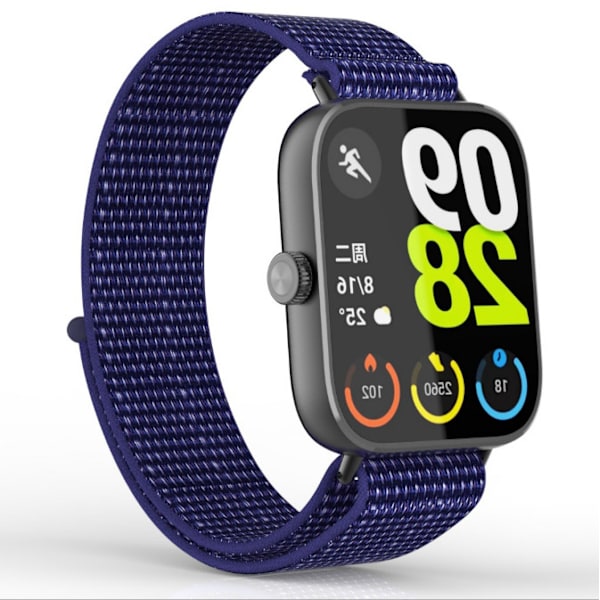 Redmi Watch 5/4 flätad nylonrem Blå