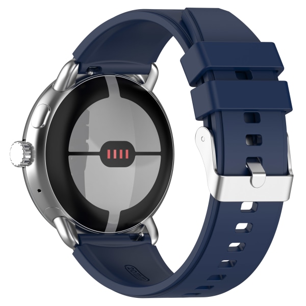 Byte av silikonarmbandsrem som är kompatibelt för Google Pixel Watch 1/2 Blå
