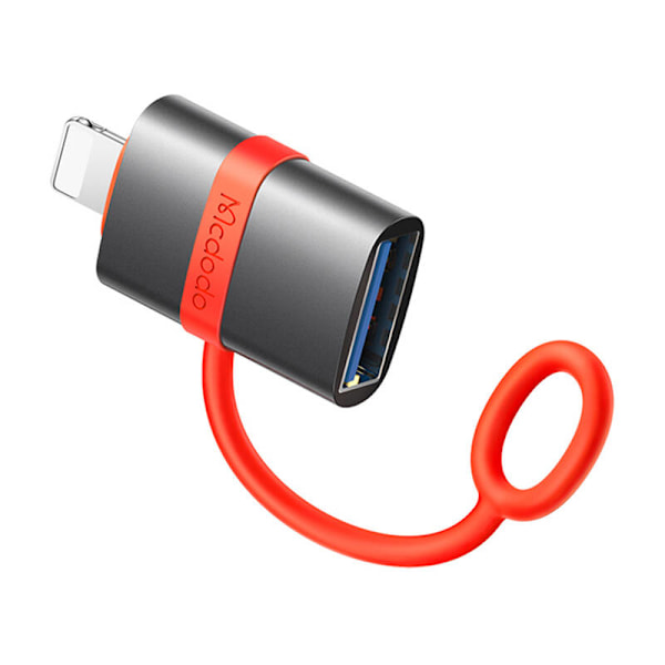 McDodo OT-3810 USB-A till Lightning-adapter (svart)