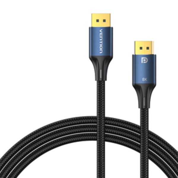 DisplayPort 1.4-kabelventil HCELF 1m, 8K 60Hz/ 4K 120Hz (blå)