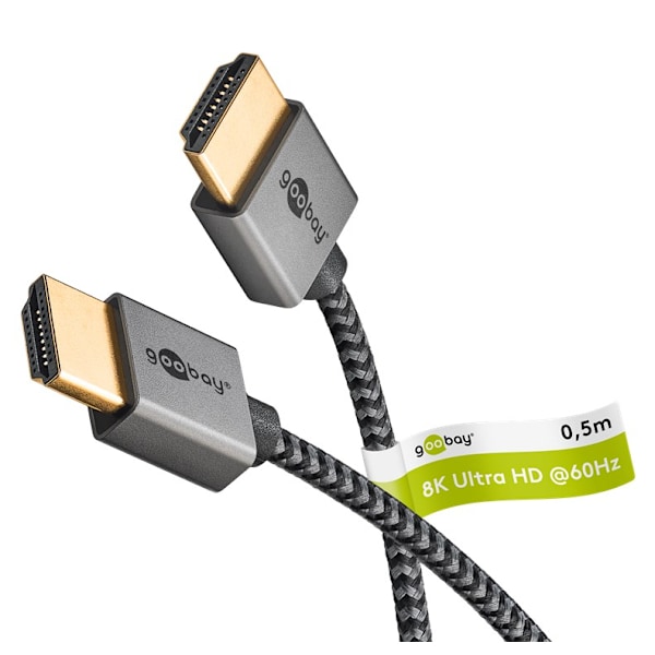 Slim HDMI™-kabel med ultrahög hastighet