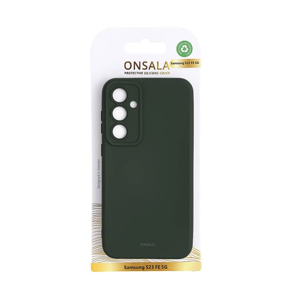 Mobilskal med Silikonkänsla Olive Green - Samsung S23 FE 5G