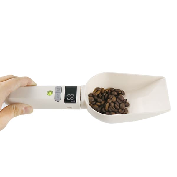 Rechargeable Digital Measuring Spoon Scale with Detachable Scoop LED Display and Built-In Level