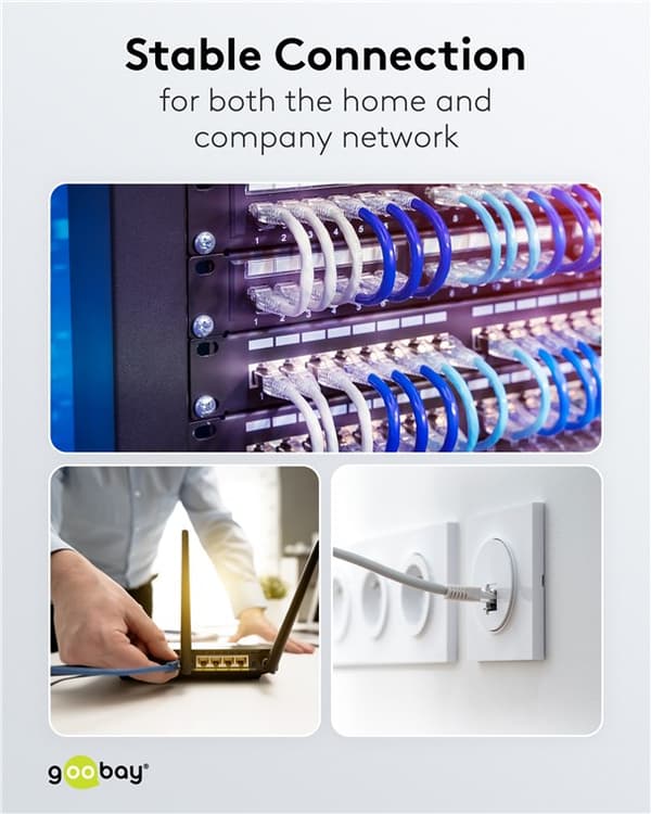 CAT 6 skärmad RJ45-kontakt STP, för verktygslös montering