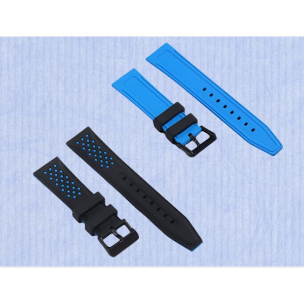 Silikonarmband för Huawei/Samsung/Garmin Blå 22 mm