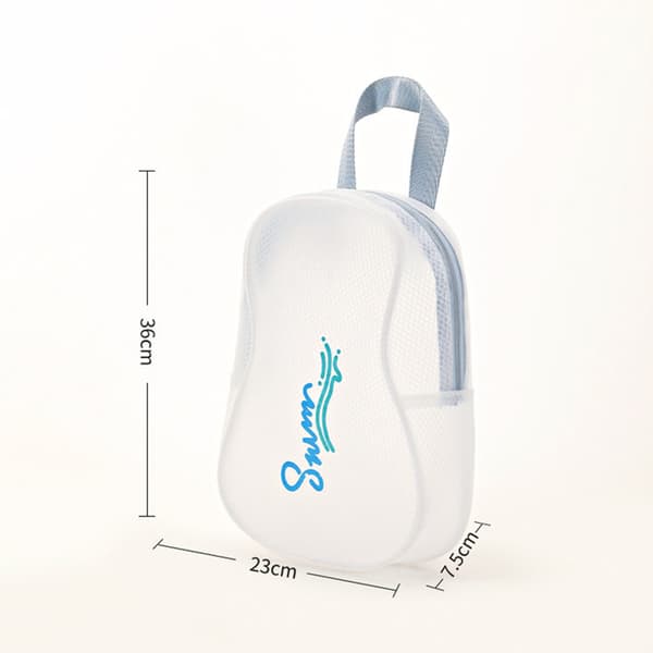 Kuiva-märkäerottelu uimakassi PVC-pesukassi urheilukassi White White