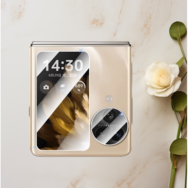 Härdat glas för liten skärm för OPPO Find N-serien - Kristallklar vy OPPO Hitta N2 Flip