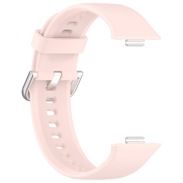 Silikonerem til Huawei Fit 4 - Lys Pink, Sølvspænde Fyrretræ