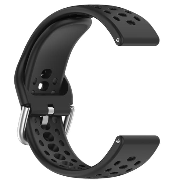 Amazfit Active 2 Band - Andningsbart silikon sportbyte Black Black