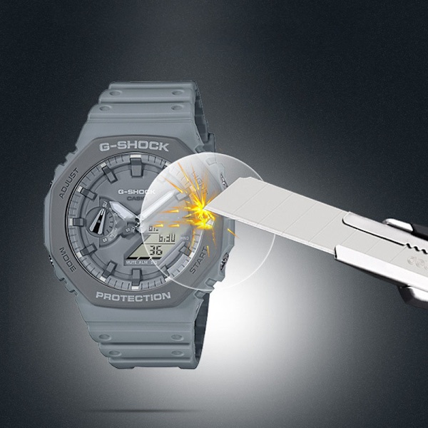Skærmbeskytter i hærdet glas til Smartwatch (2-pack) Casio GA-2200