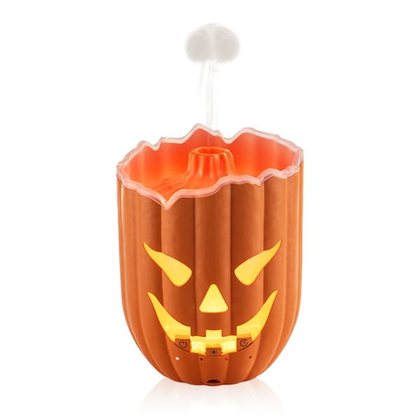 Halloween-luftfuktare med manet- och pumpadesign, RGB-ljus, aromafunktion och timer