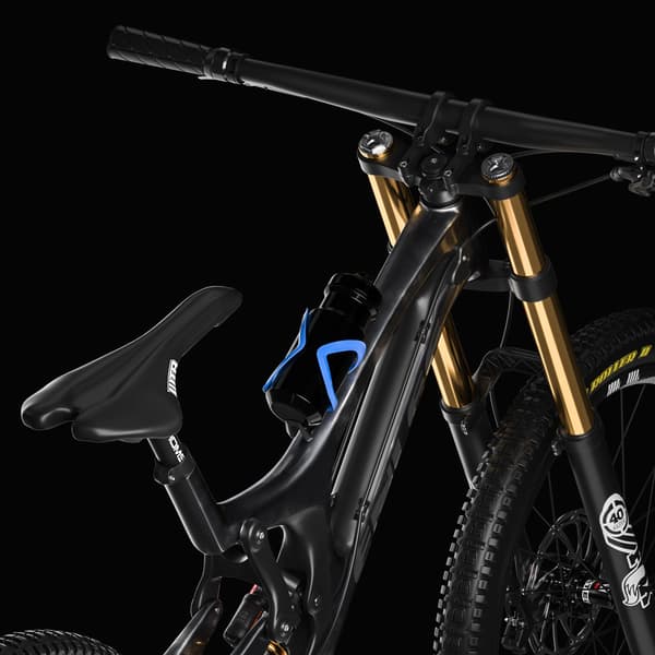 Cykel Vänster/Höger Sida Drag Vattenflaskhållare - Djup Vit, Universal Passform