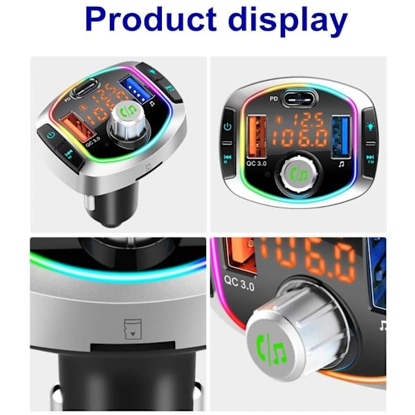 INF FM-sender og billader med LED