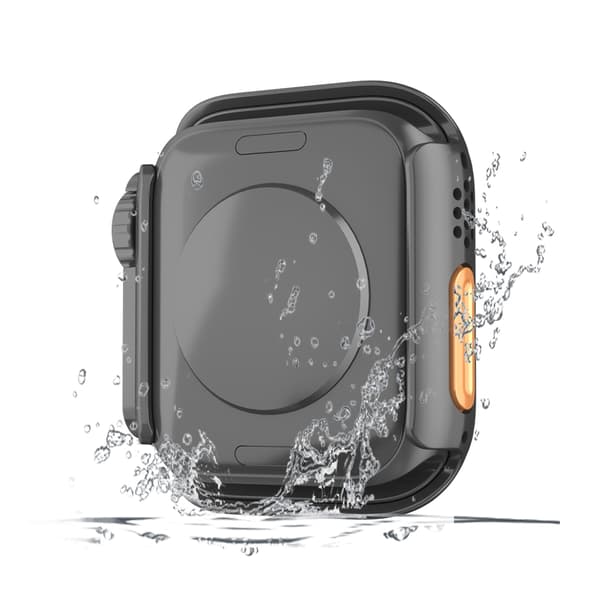 Vedenpitävä kotelo Apple Watchille 44 mm Black Black