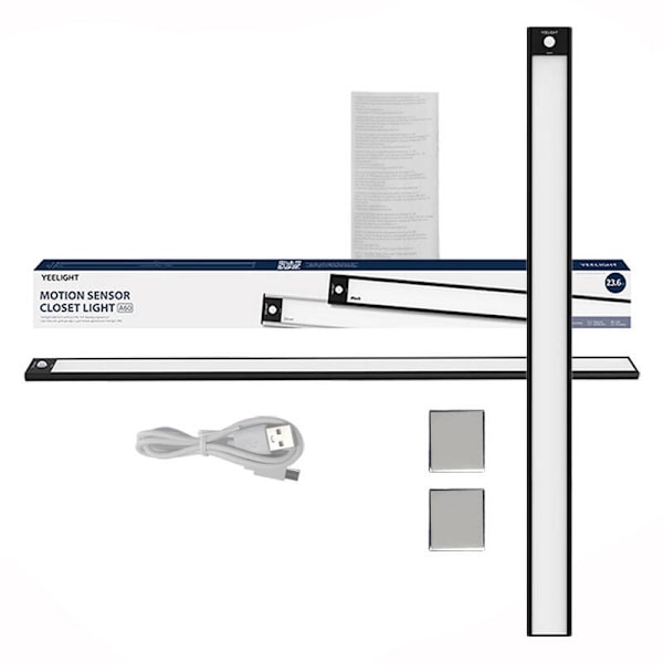 Yeelight Closet Sensor Light 60cm - sort 4000 K