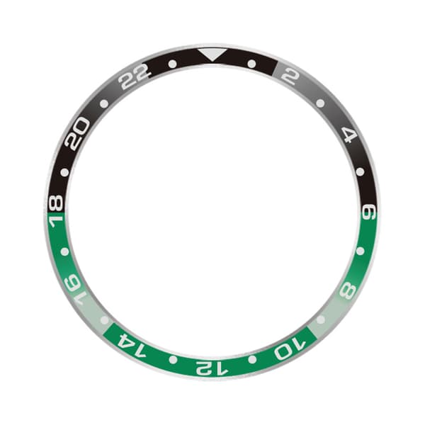 Stilfuld Bezel til Xiaomi Watch S3/S4 Green+Black Green+Black