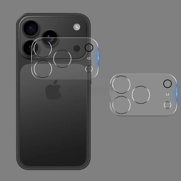 Täysin peittävä 3D-linssinsuojus Apple iPhone 17 Pro Max -puhelimelle, jossa on valaiseva kehys, 2 kpl