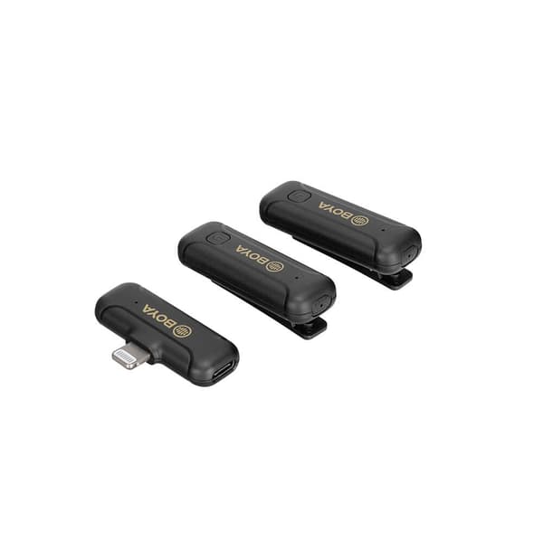 Trådlöst Mikrofonsystem x2 BY-WM3 För Lightning