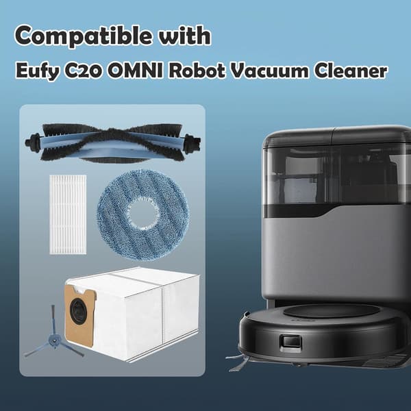 Eufy Omni C20 Dammsugartillbehörssats - Viewall C20 Delar