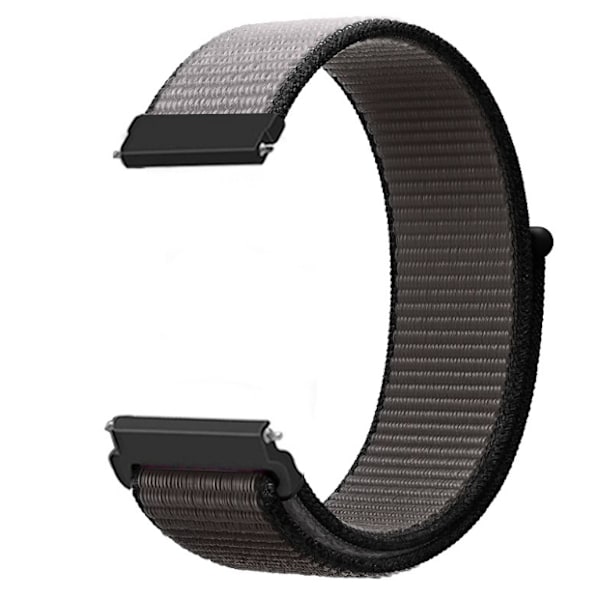 Nylon Klockarmband för Samsung Watch 4/5/6 & Huawei GT4 Grå 22 mm