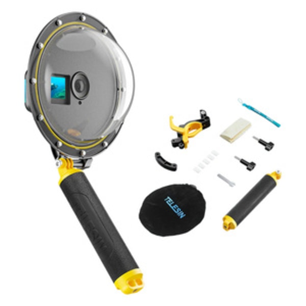 Waterpoof-kupuportti Telesin DJI Action 4/3:lle