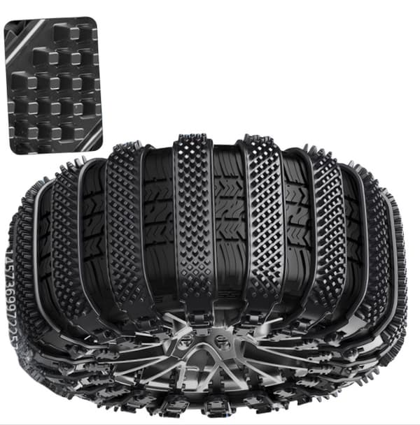 10-pack universella snökedjor för bilar Black Black
