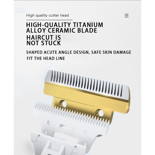 Husdjurstrimmer - Silvergrå med Keramiskt Blad
