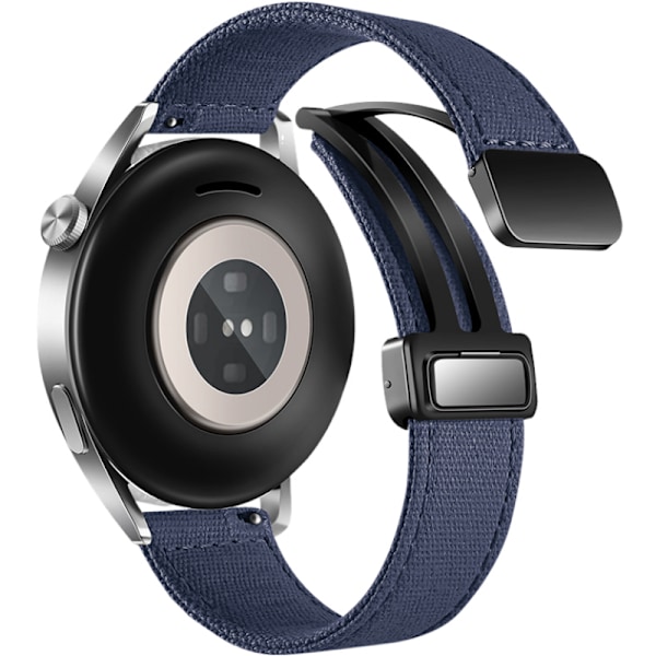 22 mm Klockarmband i Nylon för Huawei Watch 4 Pro Blå