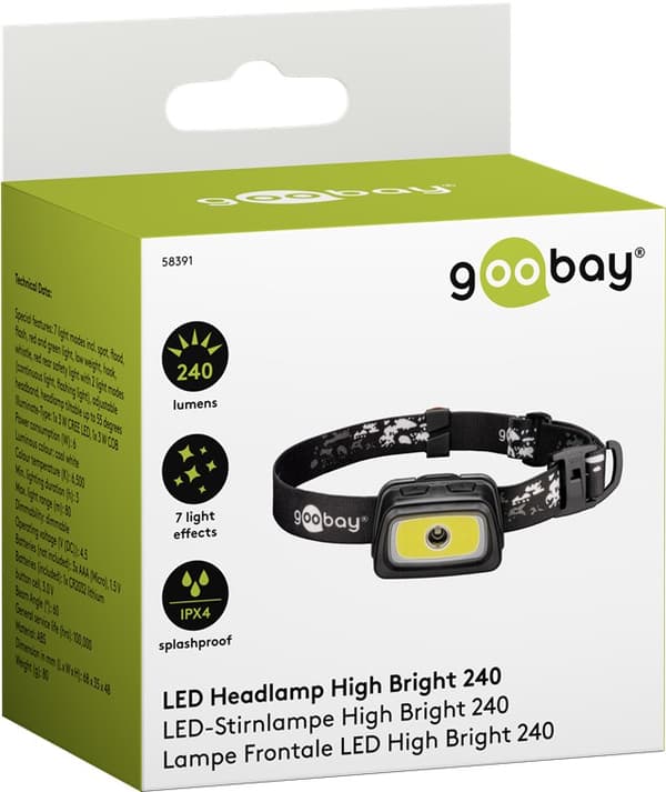 LED-pannlampa High Bright 240