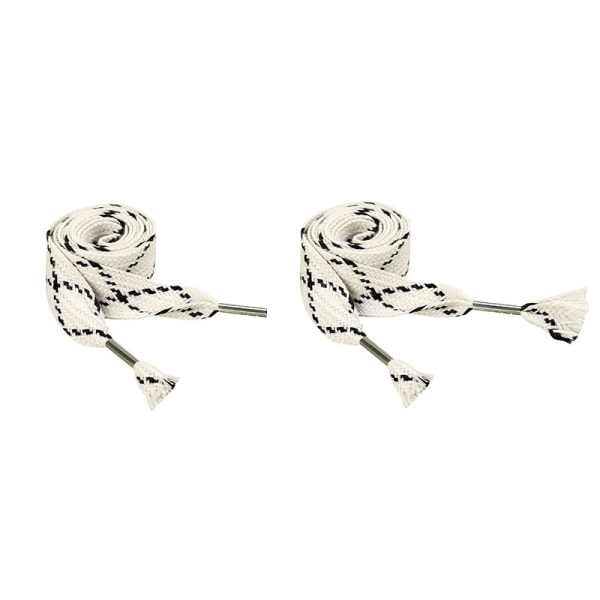Skosnören med Tofs, (2 par) Beige M