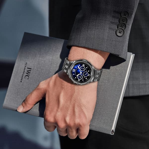 Urrem i rustfrit stål til Samsung Watch 5 Pro Grey Grey