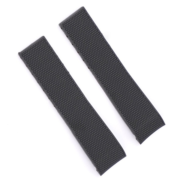 Klockarmband för Longines Conquest L3.742 642 781 782 - 21mm Svart - Inget spänne