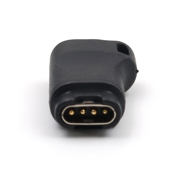 INF USB-C adapter för laddning av Garmin-klocka Svart