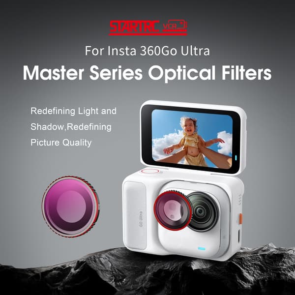 ND32 Filter Kompatibel med Insta360 Go Ultra - Neutral Density Lens til Lysstyring & Langsom Lukker