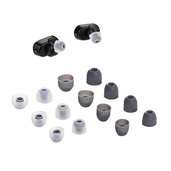 14-pack hörlurar i silikon för SONY WF-1000XM3/WF-1000XM4 Grå