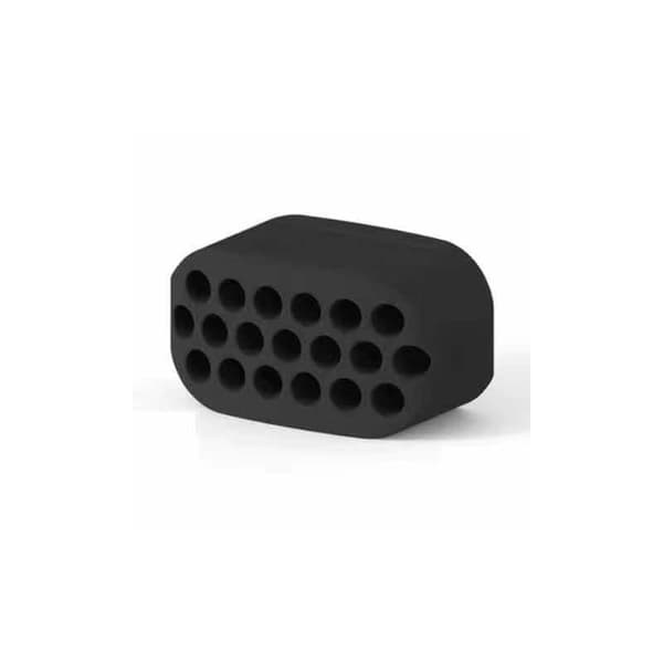 Leukaharjoitussilikoni 3 kpl Black Black