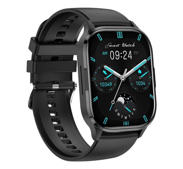 Älykello Vedenpitävä Bluetooth-puhelut Älykello Black Black