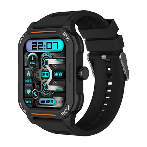 Smartwatch Blitzwolf BW-GTC3 (svart/svart stål)