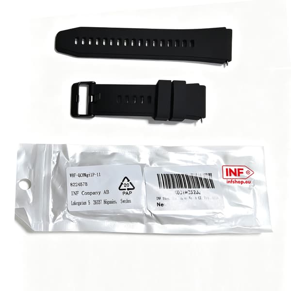 Huawei Watch GT2 Pro rannekoru silikoni Black Black