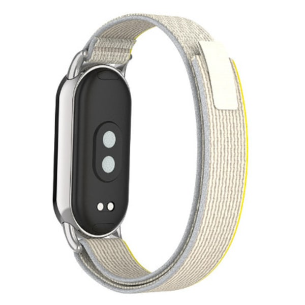 Nylon sportsrem til Xiaomi Mi Band 9/8 NFC Grå